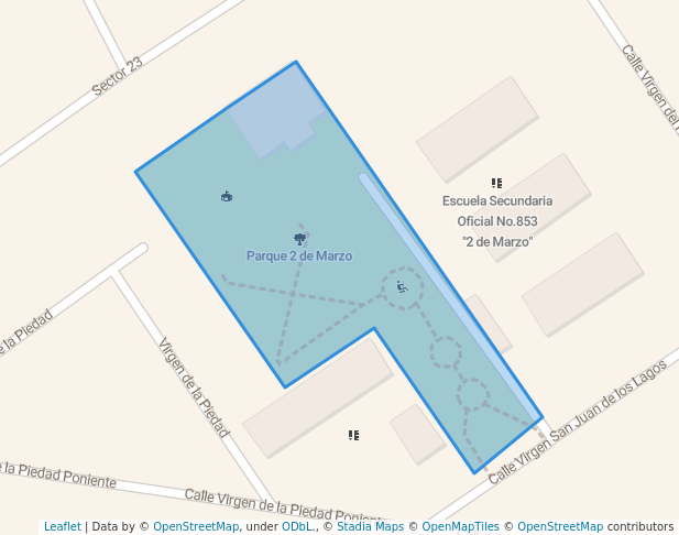 walking in Parque 2 de Marzo map in Ciudad de México