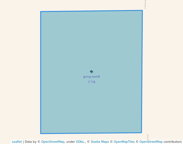 walking in 공원8 map in Pyeongtaek