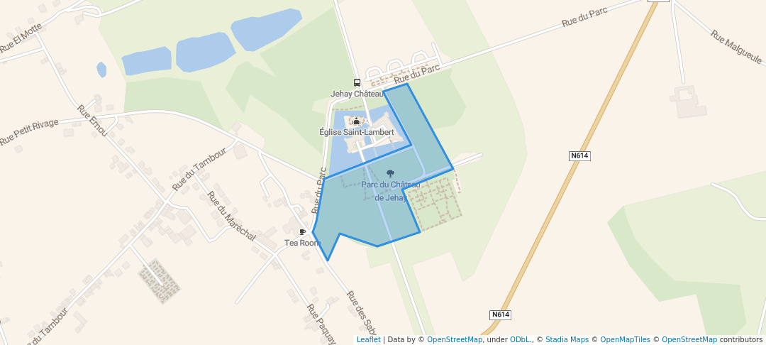 walking in Parc du Château de Jehay map in Amay