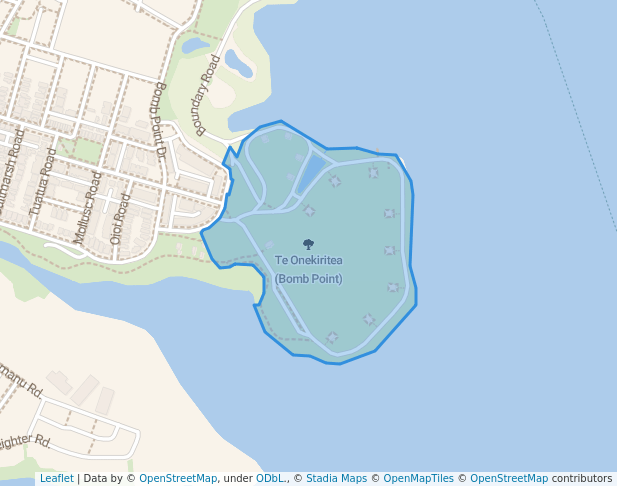 Te Onekiritea (Bomb Point)