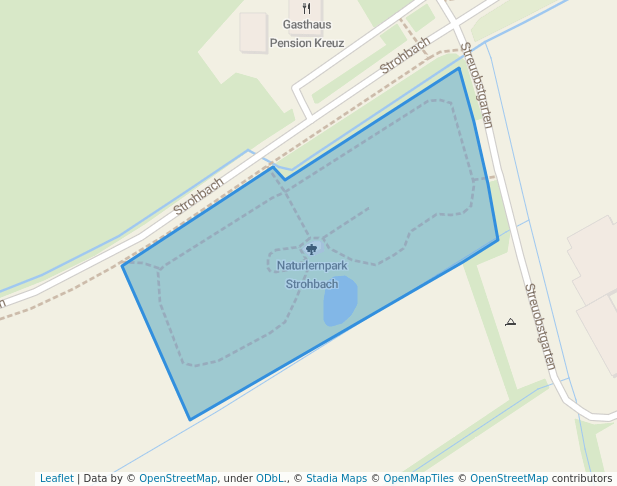 walking in Naturlernpark Strohbach map in Gengenbach