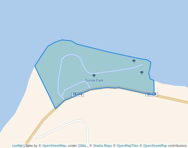 walking in Turner Park map in Heppner