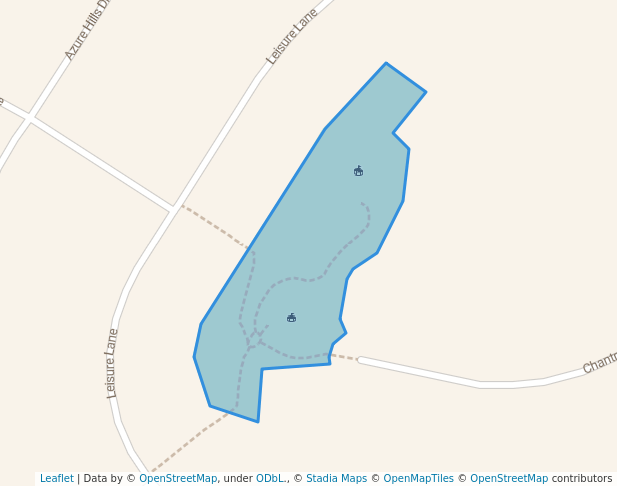 walking in Oakridge Estates Park map in Simi Valley