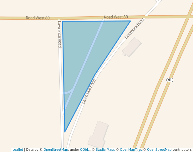 walking in Tri-Trails Park map in Ogallala
