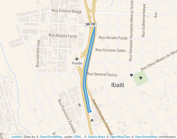Pista da Saude in Ibaiti | Map and Routes