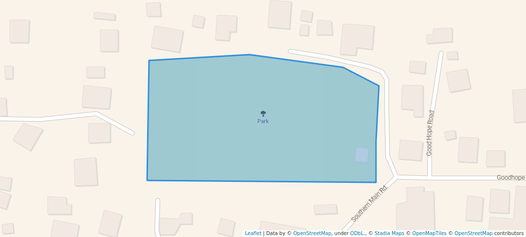 walking in Park map in Sangre Grande