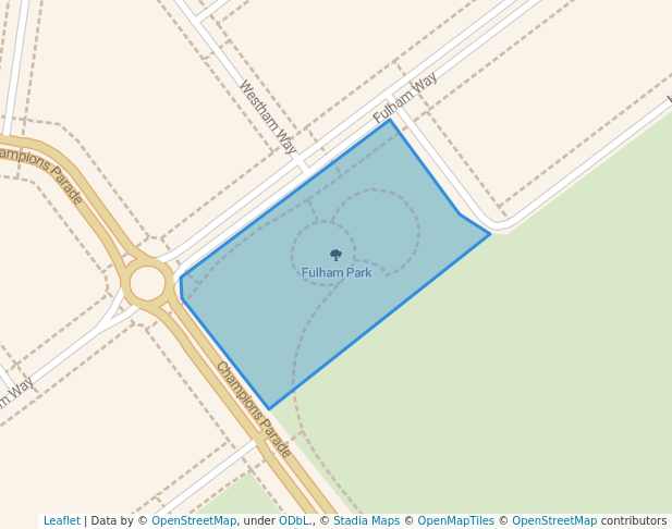 walking in Fulham Park map in Wollert