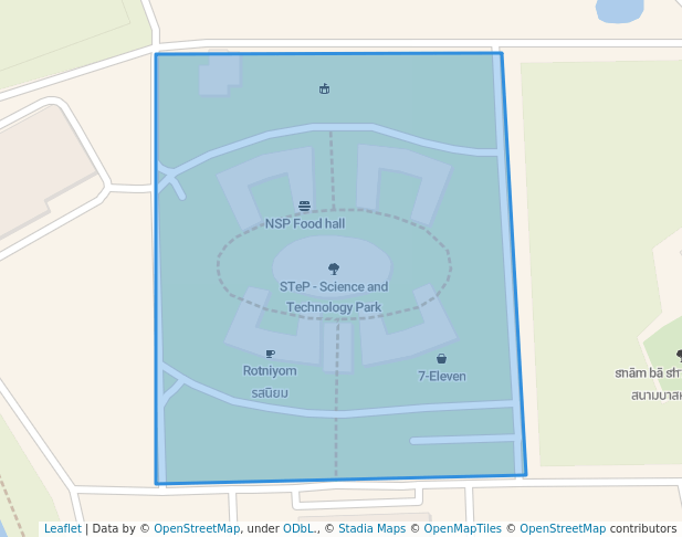 walking in STeP - Science and Technology Park map in Chiang Mai