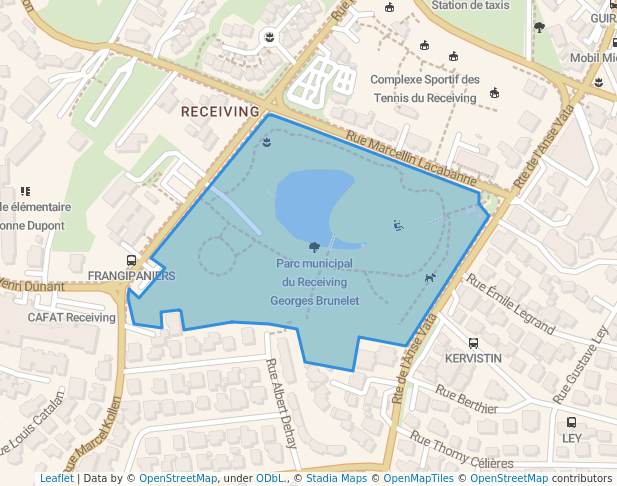 Parc municipal du Receiving Georges Brunelet