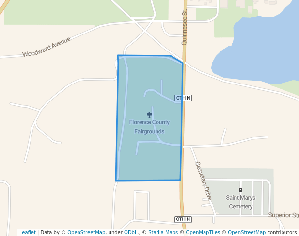 walking in Florence County Fairgrounds map in Florence