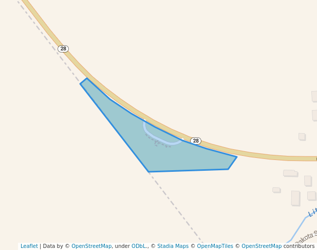 walking in Sam Brown Valley Wayside Park map in Browns Valley