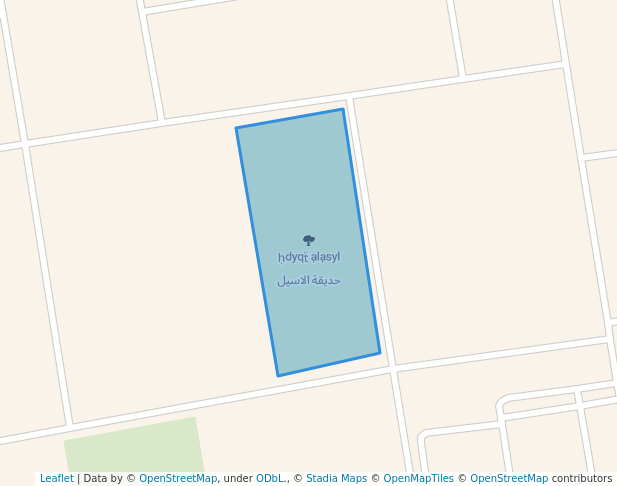 walking in حديقة الاسيل map in Dhahran