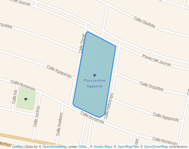 walking in Plaza jardines Agapando map in Torreón