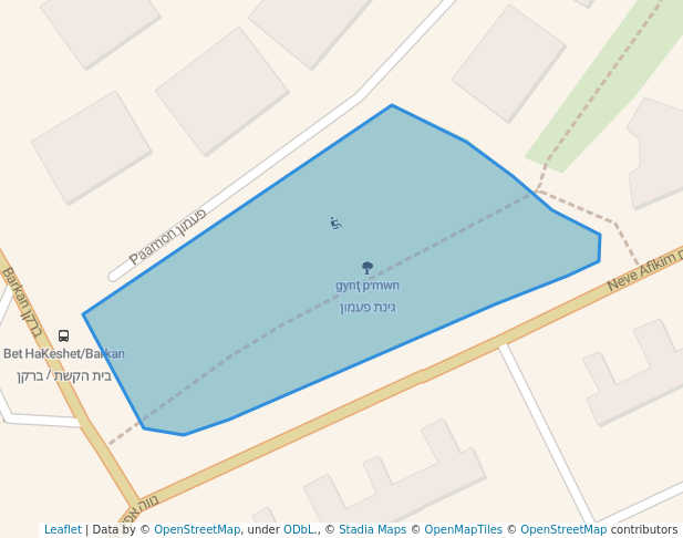 גינת פעמון in Rosh Haayin | Map and Routes