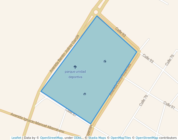 parque unidad deportiva
