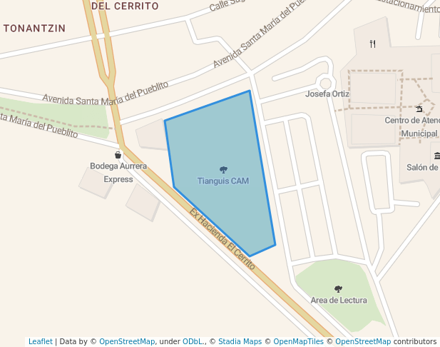 walking in Universidad Infantil Corregidora map in El Pueblito