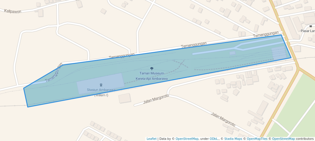 walking in Taman Museum Kereta Api Ambarawa map in Ambarawa