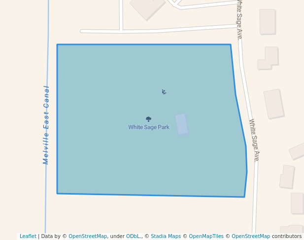 walking in White Sage Park map in Delta