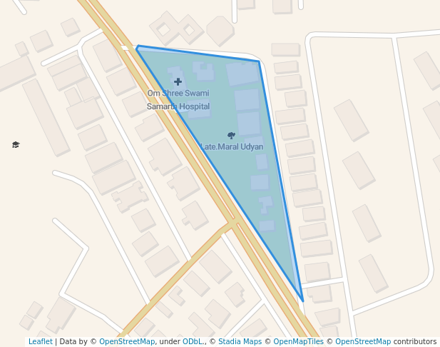 walking in Late.Maral Udyan map in Pimpri-Chinchwad