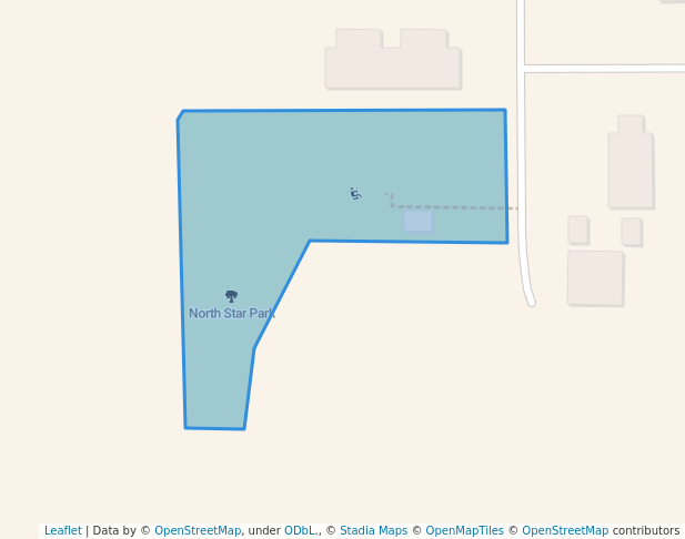 walking in North Star Park map in Roseau
