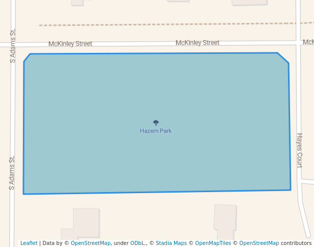 Hazem Park in Philo | Map and Routes