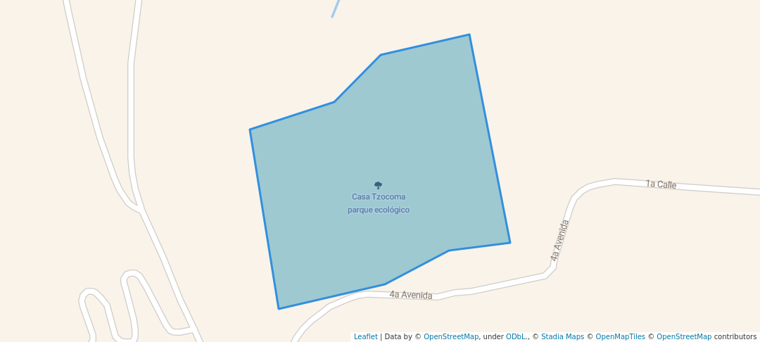 walking in Casa Tzocoma parque ecológico map in Chichicastenango