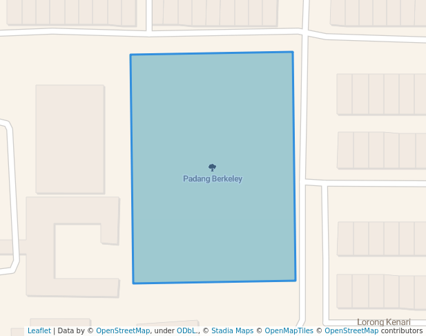 walking in Padang Berkeley map in Klang