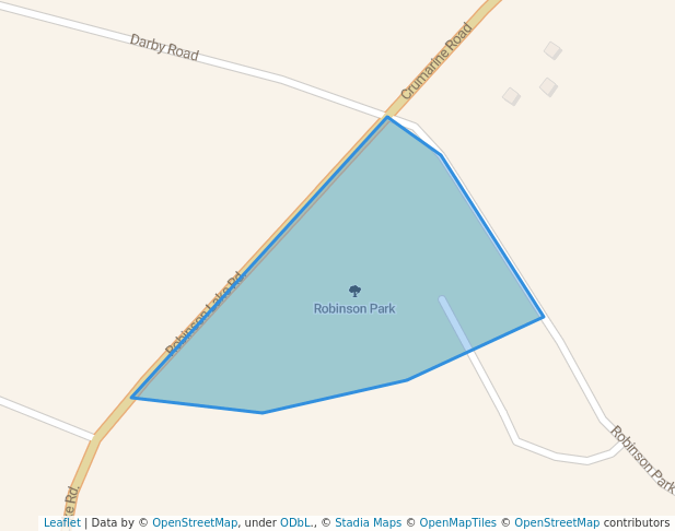 walking in Robinson Park map in Moscow