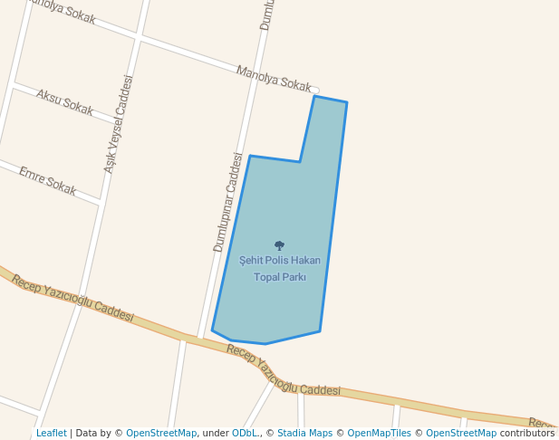 walking in Şehit Polis Hakan Topal Parkı map in Gürsu