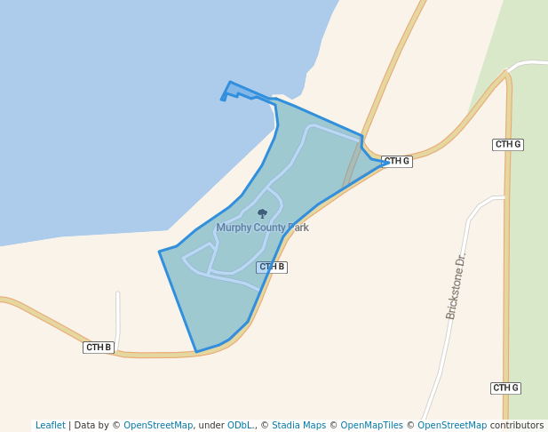 walking in Murphy County Park map in Egg Harbor