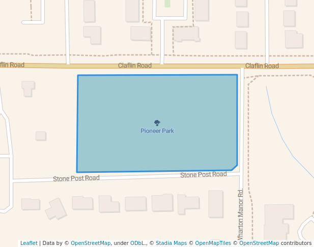 walking in Pioneer Park map in Manhattan