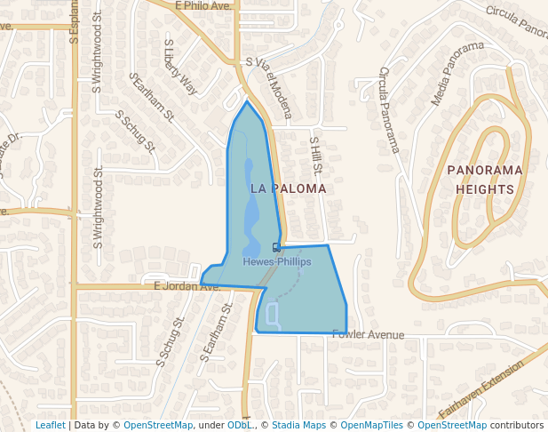 walking in El Modena Park map in Orange