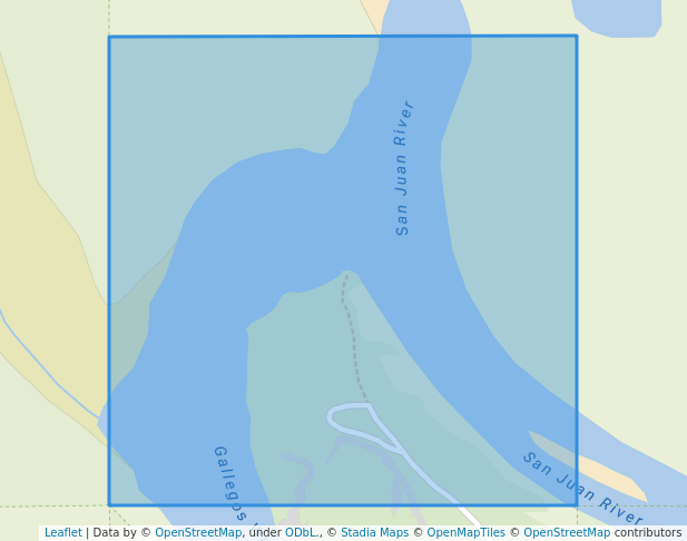 walking in Gallegos (River Tracts) map in Bloomfield