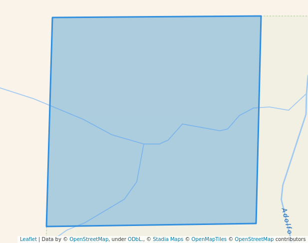 walking in Big Star ACEC map in Blanco