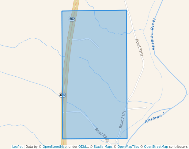 walking in Animas #4 (Bald Eagle ACEC) map in Aztec