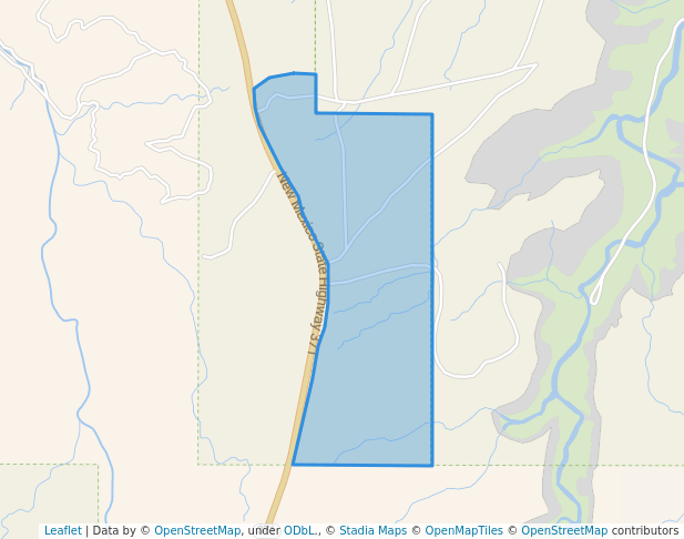 walking in Head Canyon Motocross Track map in Farmington