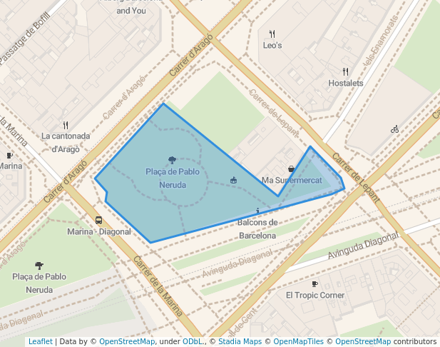 Plaça de Pablo Neruda