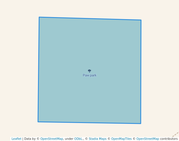 walking in Paw park map in Unity