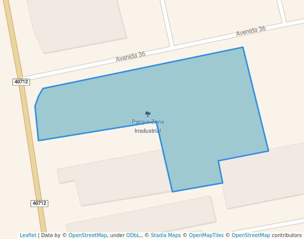 walking in Parque Zona Insdustrial map in Heredia