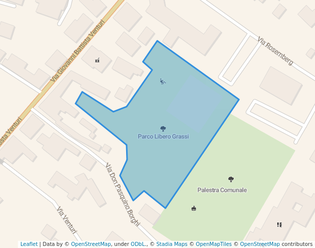 Parco Libero Grassi in Bibbiano | Map and Routes