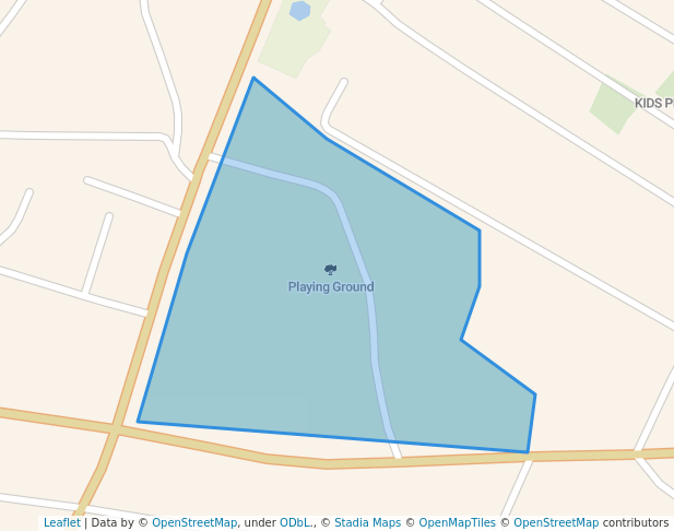 walking in Playing Ground map in Jamshedpur