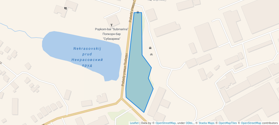 walking in Комсомольский сквер map in Kolchugino