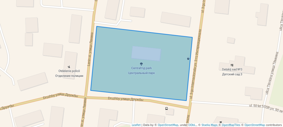 walking in Центральный парк map in Kolchugino