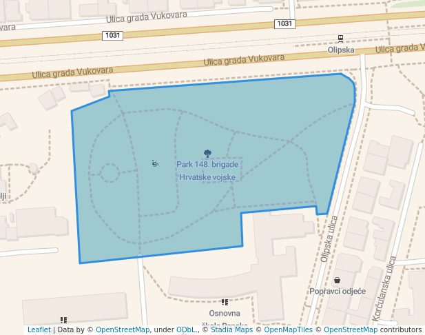 Park 148. brigade Hrvatske vojske