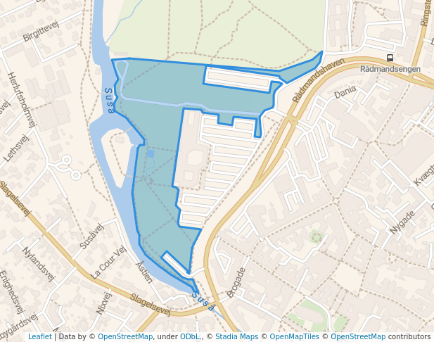 Rådmandshaven in Næstved | Map and Routes