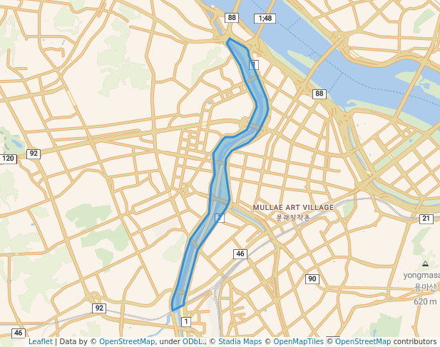 안양천 체육 생태공원