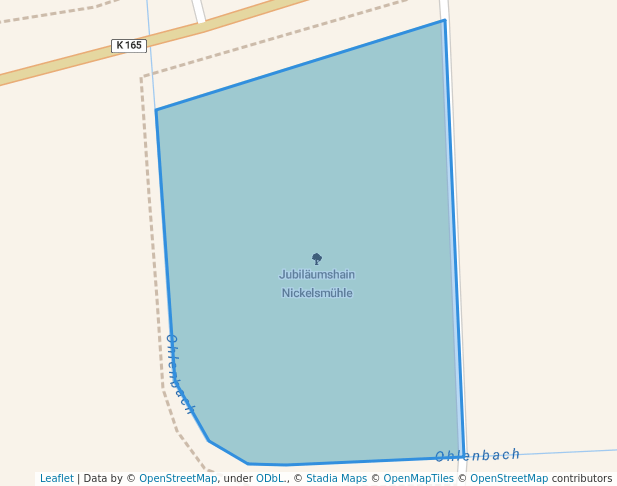 Jubiläumshain Nickelsmühle