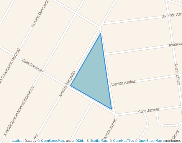 walking in Parque Residencial map in Guamúchil