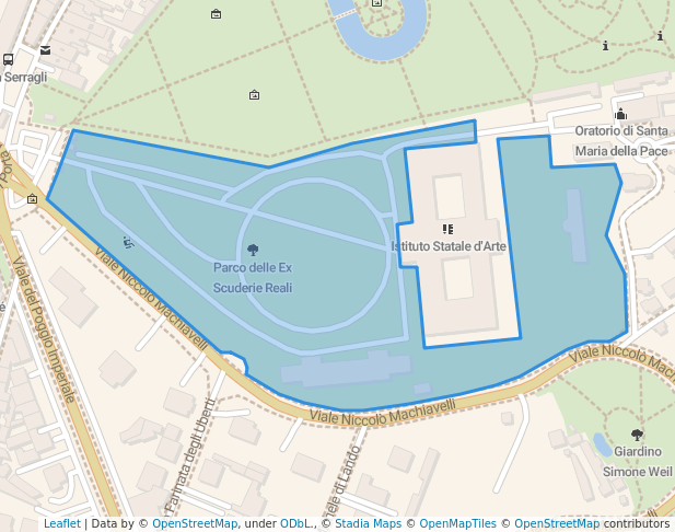 Parco delle Scuderie Reali - Istituto Statale d'Arte