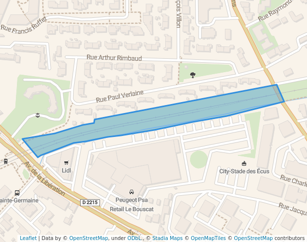 Ligne Verte Le Bouscat - Bruges - Secteur 6